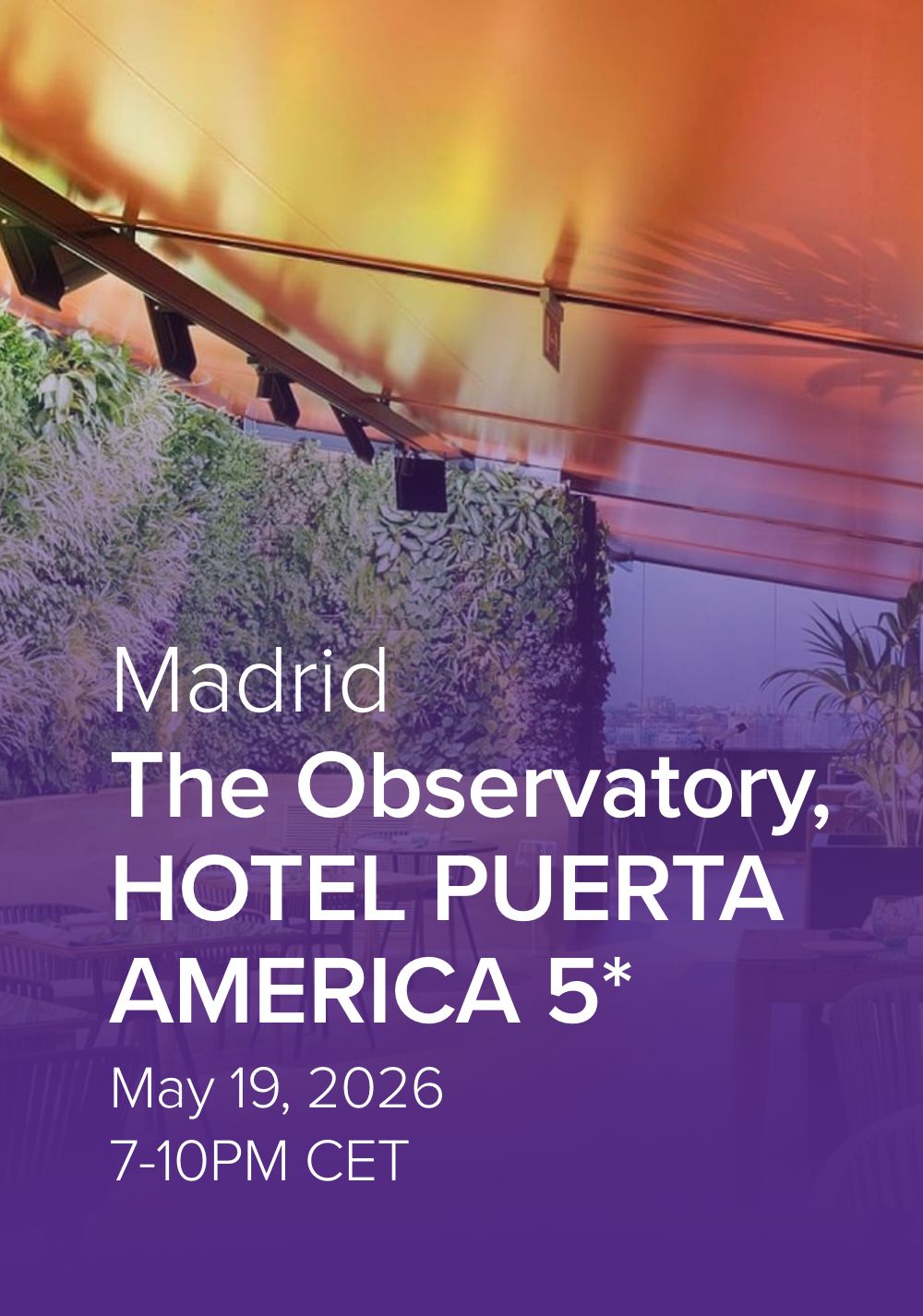 Evening reception with Wipro & Rizing at SAP Sapphire Madrid