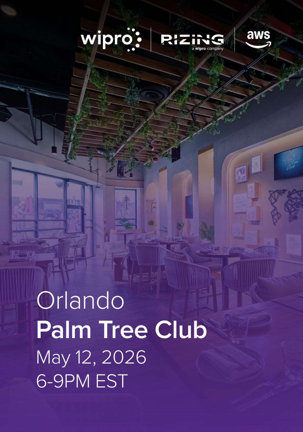 Evening reception with Wipro & Rizing at SAP Sapphire Orlando