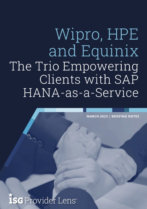 Power your business transformation with SAP HANA as a Service from Wipro, HPE, and Equinix