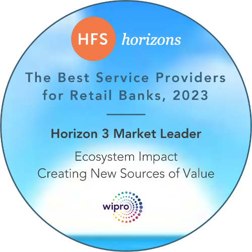 Wipro Named a Horizon 3 Market Leader in HFS Horizons Report: The Best Service Providers for Retail Banks, 2023 