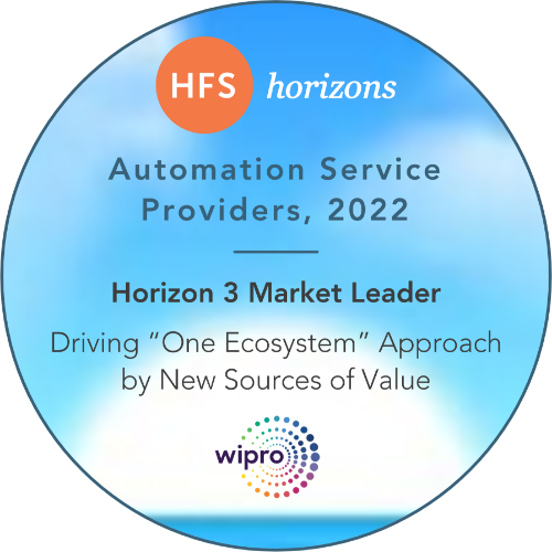 Wipro Named a Market Leader in HFS Horizons Automation Service Providers 2022 Report 