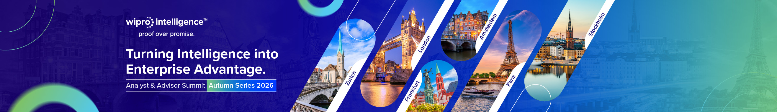 Join us for an exclusive Analyst & Advisor forum organised by Wipro