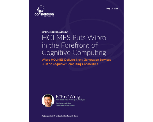 holmes to put wipro in the forefront of cognitive computing