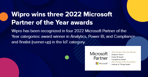 Wipro wins three 2022 Microsoft Partner of the Year awards ...
