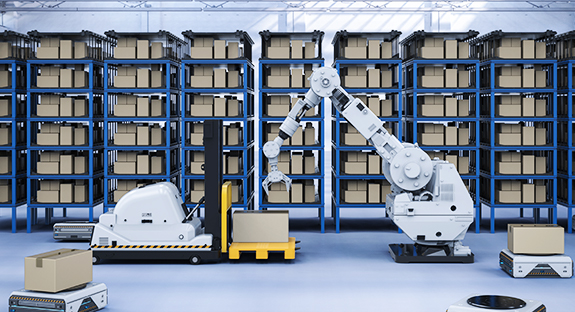 Smart Warehousing with Automated Guided Vehicles and SAP S/4HANA ERP