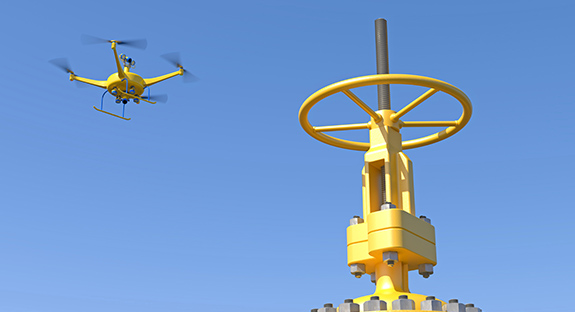 Inspecting Pipelines using Unmanned Aerial Vehicles